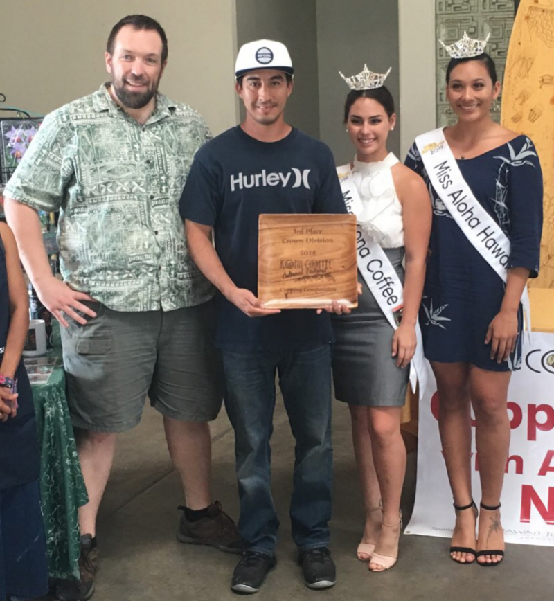 3rd Place 2018 Kona Coffee Cultural Festival Cupping Competition
