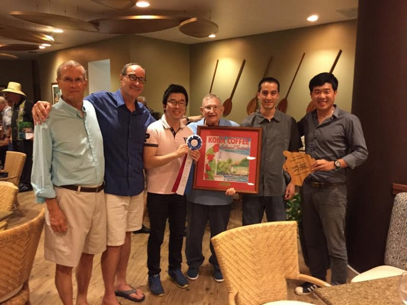1st Place 2014 Kona Coffee Cultural Festival Cupping Competition